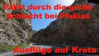 Fahrt durch die große Schlucht bei Plakias  KretaCrete 2024 [upl. by Valerian]