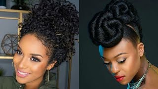 Hairstyles For Long Natural Hair  2020 COMPILATION [upl. by Haven]