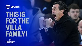 EMOTIONAL WIN ❤️  Unai Emery reflects on perfect start to Aston Villas Champions League 🦁 [upl. by Rech]