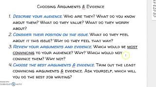 Editorial Writing How to Select Arguments amp Counter Arguments [upl. by Brodench]