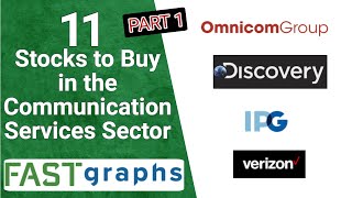 11 Stocks To Buy In The Communication Services Sector Part 1  FAST Graphs [upl. by Edurtreg593]