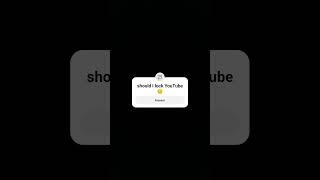 Should I lock YouTube 😔 [upl. by Eicnan134]