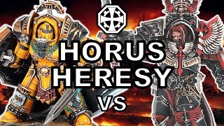 Dark Angels Vs Imperial Fists Horus Heresy Age Of Darkness 3k Battle Report [upl. by Ellynn737]