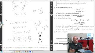 AP Precalc  Practice Test Free Response No Calc [upl. by Yvonner]