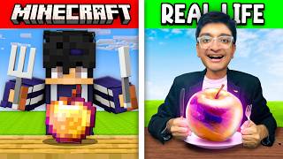 Trying To Eat EVERY Minecraft Item in Real Life [upl. by Nomyar]