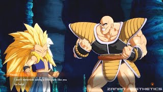 Dragon Ball FighterZ  Gotenks Teaching Nappa How To Turn Super Saiyan [upl. by Eyde]