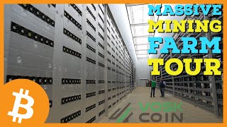 MASSIVE Crypto Mining Farm Tour  Bitcoin Dash and GPU Mining [upl. by Shelman]