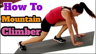 How to Do Mountain Climbers for Lower Abs amp Core Strength  Lower Abs Exercise  Exercises [upl. by Ardnuahc]