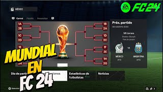 Como JUGAR el MUNDIAL en FC 24 [upl. by Cathrine]