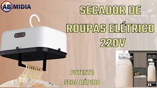 Secador de Roupas Elétrico 220v Portátil Seca Rápido [upl. by Ylenats]