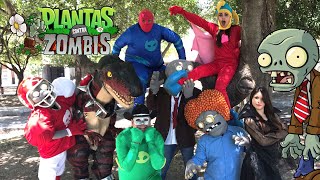 Plantas VS Zombies atacan a Heroes en Pijamas  Manito y Maskarin [upl. by Yud]