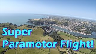 Just my Fifth Paramotor Flight but it was ACE SJCam SJ 7Star [upl. by Ploch]