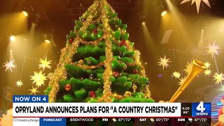 Opryland announces plans for A Country Christmas [upl. by Alduino257]