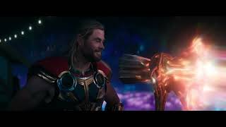 Stormbreaker Is Jealous Scene  Thor Love and Thunder 2022 [upl. by Shuler]