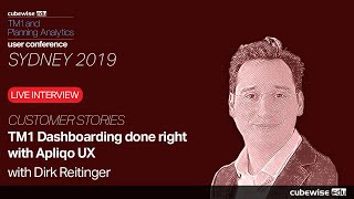 TM1 Dashboarding done right with Apliqo UX [upl. by Eyla]