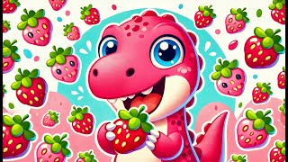 Pink TRex Song for Kids  Eating Song for Toddlers  Childrens Music [upl. by Efram]