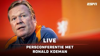 Ronald Koeman en Tijjani Reijnders over Oranje tegen 🇧🇦 amp 🇩🇪  Persconferentie Nations League 🎙️ [upl. by Annuahsal]