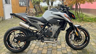 KTM 790 Duke 2023 MIVV Exhaust nord gray [upl. by Hollenbeck]