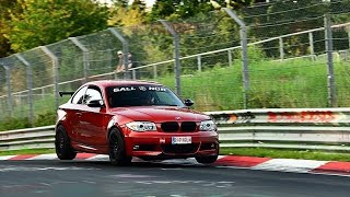 BMW 125i E82 VS 335i E92 Nürburgring Nordschleife BTG TF [upl. by Carnahan]