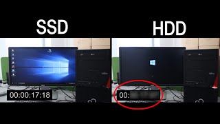 SSD vs HDD Windows 10 [upl. by Tessie806]