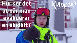 Hur ser det ut när man evakuerar en skidlift [upl. by Oluap]