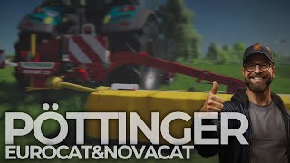 Pöttinger NOVACAT amp EUROCAT Pack by AgrarDesignAustria  LET´S TEST  LANDWIRTSCHAFTS SIMULATOR 22 [upl. by Agustin]