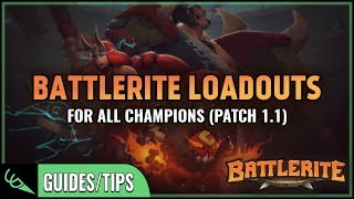 Battlerite Loadouts for All Champions up to Patch 11  Battlerite [upl. by Daniyal578]