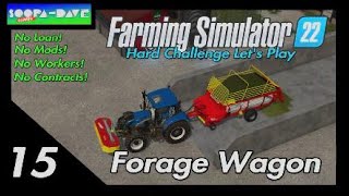 Farming Simulator 22 FS22 Forage Wagon [upl. by Tnaryb]