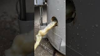 Perform annual maintenance on your water heater to prevent this plumbing diy repair maintenance [upl. by Ocirled]