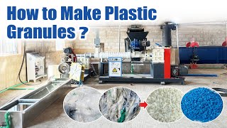 How to Make Plastic Granules  Plastic Pellets Manufacturing Process  Plastic Pelletizing Machine [upl. by Porter501]