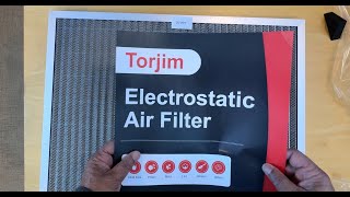 Electrostic Furnace Air Filter by Torjim electrostatic hvac [upl. by Therese]