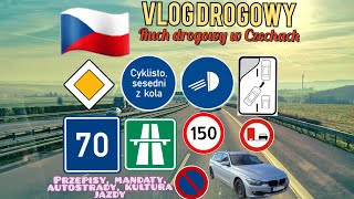 Ruch drogowy w Czechach Przepisy mandaty i kary autostrady kultura jazdy VLOG DROGOWY [upl. by Knuth]