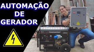 COMO AUTOMATIZAR SEU GERADOR [upl. by Armillas498]