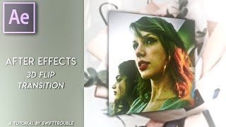 3D FLIP TRANSITIONS  after effects tutorial [upl. by Lindblad238]