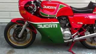 1983 DUCATI 900 MHR Good condition Engine Sound [upl. by Antonella642]