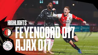 Highlights kampioenswedstrijd Feyenoord O17  Ajax O17  FA 20232024 [upl. by Zosi]