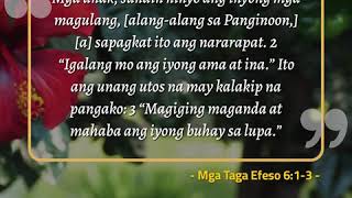 tagalog verse tungkol sa buhay mga taga efeso 613 [upl. by Adnoval171]