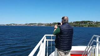 Horten  Moss Bastø ferry  Arriving to Moss [upl. by Notsreik]