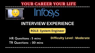 Infosys System Engineer Role Interview Questions Infosysinterview systemengineerinfosys Infosys [upl. by Leo]