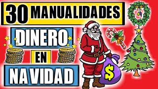 30 MANUALIDADES NAVIDEÑAS PARA HACER Y VENDER [upl. by Naujud]