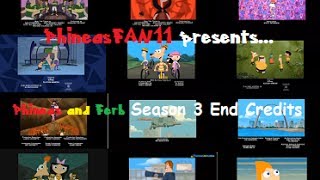 Phineas and Ferb  Season 3 End Credits with Captions [upl. by Gerianna]