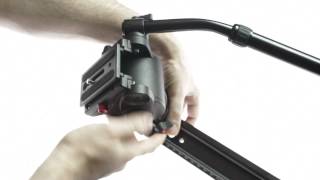 Release stuck flatscrew base fluid or ball head from tripod or slider mount [upl. by Ettigirb]