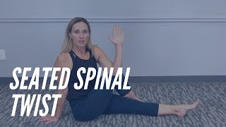 Seated Spinal Twist  CORE Chiropractic Exercises [upl. by Nicole]