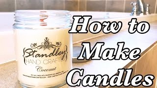 How to make scented candles  Candle making basics 101 [upl. by Letti180]