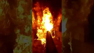 Fireproof Wood Varnish vs Fire 🔥😮‍ shorts [upl. by Yasdnyl]