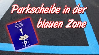 Parkscheibe in der blauen Zone [upl. by Evander610]