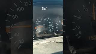 Mercedes C180 W202 0100 kmh acceleration [upl. by Ronyam]