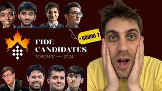 GM Nitzan Steinberg commentary Candidates Round 1 Recap with an exciting guest [upl. by Lacombe]