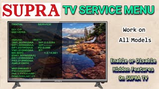 SUPRA TV Service Menu Access Codes  How To Open Hidden Service Menu On Supra TV and LCD TV [upl. by Eissej599]