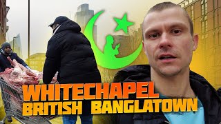 Whitechapel is the British Banglatown area in East London in Tower Hamlets London Vlog 🇬🇧🇧🇩 [upl. by Farris]